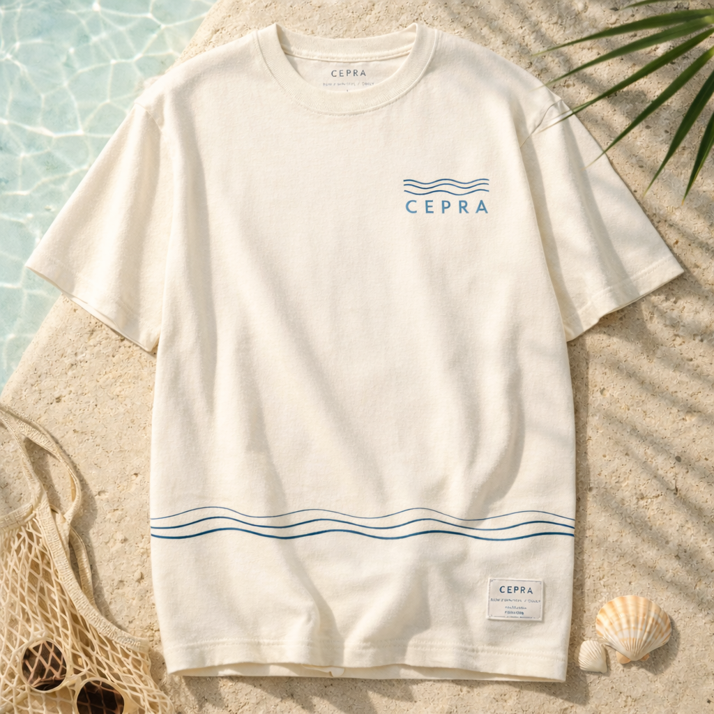 Áo thun biển – Kem